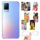 Vivo V21 5G Base1 cover morbida personalizzata Trasparente