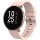 Smartwatch fitness band orologio Bluetooth SW-315 Android IOS monitoraggio cuore battito cassa alluminio Rosa