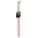 Smartwatch fitness band orologio Bluetooth SW-310 Android IOS monitoraggio cuore battito cassa alluminio Rosa
