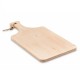 Tagliere Medio in legno naturale di faggio personalizzato con incisione laser king of barbecue con Manico