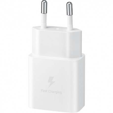 Caricabatterie da rete ORIGINALE Samsung Super Fast Charge 15w Uscita PD usb-c TYPE-C EP-T1510  senza cavo in confezione Bianco