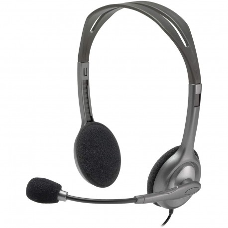 Cuffie Headset Stereo con Microfono Logitech H110