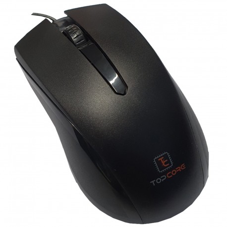 Mouse USB Topcore TOPMO1 3 Pulsanti Nero