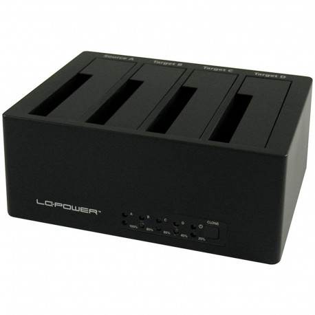 Docking Station Hard Disk 3.5" 2.5" USB 3.0 eSATA LC-Power LC-DOCK-U3-4B