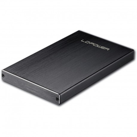 Box Esterno Per Hard Disk 2.5" SATA I II III USB 3.1 Gen 2 Type C LC-Power LC-25U3-BECRUX-C1