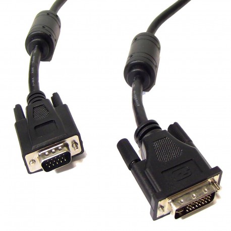 Cavo DVI-I (24+5) Maschio VGA Maschio 1,8 Metri