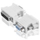 Adattatore Video da DVI-I (24+5) Maschio a VGA Femmina