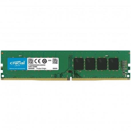 Memoria Ram DDR4 8GB DIMM Crucial 3200 Mhz PC4-25600 CT8G4DFRA32A