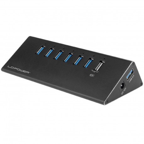 Docking Station HUB USB 3.0 LC-Power LC-HUB-ALU-2B-7