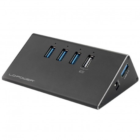 Docking Station HUB USB 3.0 LC-Power LC-HUB-ALU-2B-4