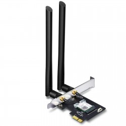 Scheda Di Rete Wireless + Bluetooth TP-Link Archer T5E 1200Mbps Dual Band 2.4GHz & 5GHz PCI-Express x1 + Staffa Low Profile