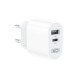Presa Spina Caricabatterie uscita USB e Type-C PD Quick Charge 2,4A Ricarica Rapida Universale L97