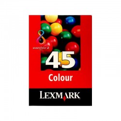 Cartuccia Originale Lexmark 45 18Y0145E Colore 275 Pagine Scatola Rossa