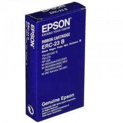 Nastro originale Epson C43S015360 S015360 ERC23B ERC-23 Bk Nero