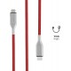 Cavo per Apple IPHONE 13 12 da Type-C a Lightning 1,5 m Ricarica Rapida 2,4 A MFI PD forever rosso