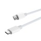 Cavo USB TYPE-C -da USB-C - Cavo USB-C - 1 metro 60w bianco MXUC-5