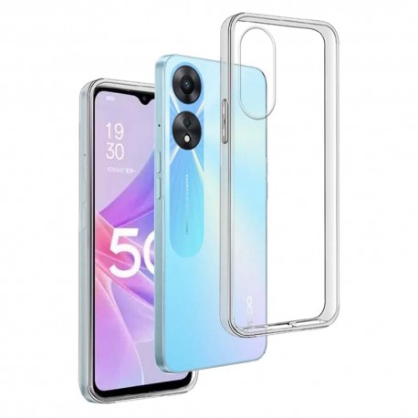 Cover Morbida per Oppo A17 Serie ULTRASOFT Stileitaliano in silicone TPU sottile Trasparente