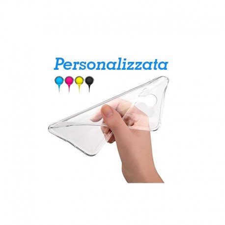 Oppo A17 Base1 Cover morbida personalizzata Trasparente