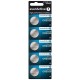 5 Batterie Tampone Al Litio CR 2025 Everactive 3V