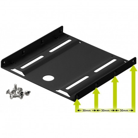 Adattatore Caddy Drive Bay Hard Disk da 2.5" a 3.5" GOOBAY