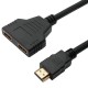 Adattatore Sdoppiatore HDMI Maschio a 2 HDMI Femmina