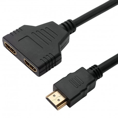 Adattatore Sdoppiatore HDMI Maschio a 2 HDMI Femmina