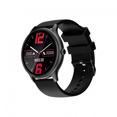 Smartwatch fitness band orologio Bluetooth Maxlife MXSW-100 monitoraggio cuore battito NERO 