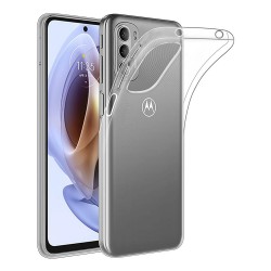 Cover Morbida per Motorola Moto G72 4G  Serie ULTRASOFT Stileitaliano in silicone TPU sottile Trasparente