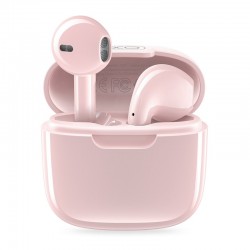 Cuffie auricolari TWS XO X23 stereo wireless Bluetooth box Powerbank di ricarica Bluetooth 5.1 rosa