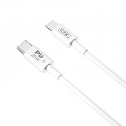 Cavo per Apple IPHONE 15 14 13 12 da Type-C a Lightning  Ricarica Rapida XO cable NB-Q189B PD 2,0m 20W white