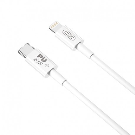 Cavo per Apple IPHONE 15 14 13 12 da Type-C a Lightning  Ricarica Rapida XO cable NB-Q189B PD 2,0m 20W white