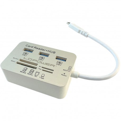 LC-Power Adattatore HUB USB LC-HUB-C-CR
