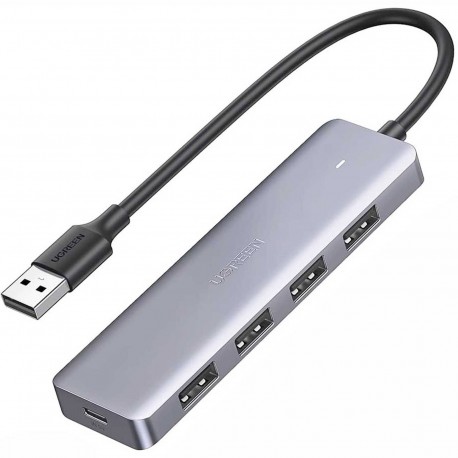 UGREEN Hub USB 3.0 4 porte USB 3.0 e USB-C Power Supply 50985
