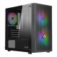 Nuwo Blitz R27 Case Micro-ATX Nero 3 Ventole RGB Rainbow