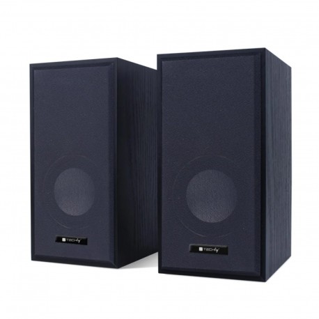 Techly Set Casse Altoparlanti In legno 6W ICC SP-320WTY