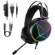 Noua Reaper Cuffie Gaming Usb Jack 3.5mm Stereo Headset con Microfono