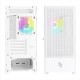 Noua Fobia L111 Case Micro-ATX Gaming Ventola A-RGB Mesh White