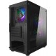 Nuwo Blitz R24 Case Micro-ATX Nero 3 Ventole RGB Rainbow