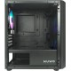 Nuwo Blitz R24 Case Micro-ATX Nero 3 Ventole RGB Rainbow
