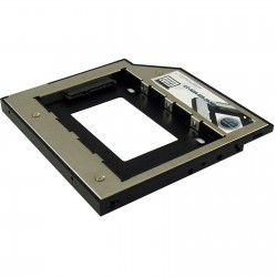 LC-Power Adattatore Drive Bay per Notebook 5.25" slor per SSD HDD 2.5" in sostituzione al lettore LC-ADA-525-25-NB
