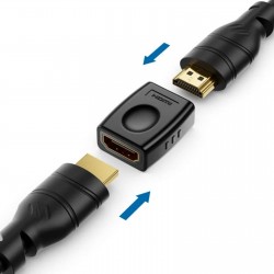 Techly HDMI-F/F Adattatore Connettore Prolunga presa HDMI Femmina Femmina