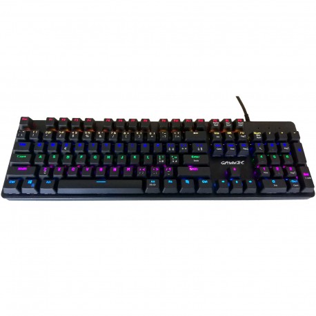 Tastiera USB Gaming Meccanica Nera Retroilluminata RGB Alantik VEGA1B