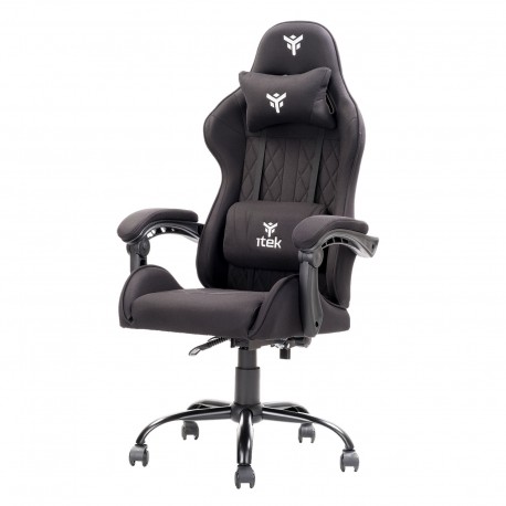ITEK RHOMBUS FF10 Sedia Poltrona Da Gaming Ergonomica Schienale Reclinabile Nero