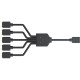 Cooler Master Cavo Splitter 1 a 5 3-Pin LED ARGB