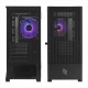Noua Fobia L101 Case Micro-ATX Gaming Ventola A-RGB Rainbow