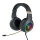 ITEK Cuffie Gaming H430 - PC e Console - 7.1 Virtuale con vibro - Controllo Volume - 7 Colori LED + RGB - USB