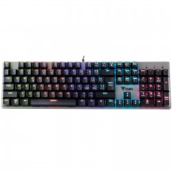 ITEK Tastiera Gaming USB X10 Meccanica Switch Blu 104 tasti Rainbow LED con 12 modalità