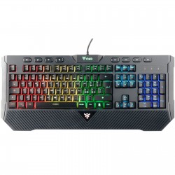 ITEK Tastiera Gaming USB Q11 Membrana RGB Multimediale