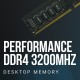 PNY Memoria RAM DDR4 8GB DIMM 3200 Mhz Bulked (no confezione)