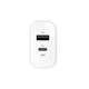 Presa Spina Caricabatterie doppia uscita Forever TC-01-20AC uscite USB - USB Type-C PD 20W QC 3.0 Ricarica Rapida Universale